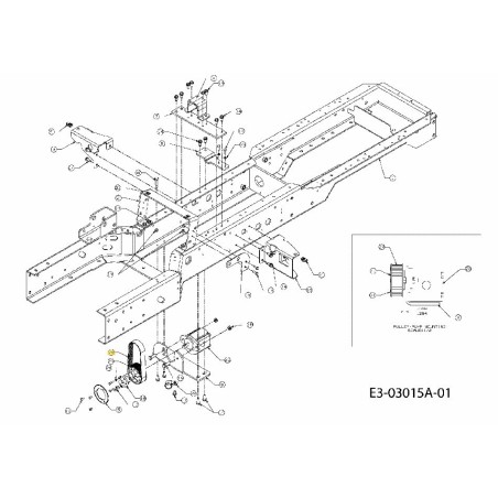 BELT-AUX PMP DRIVE 754-04086 ORIGINAL MTD | Newgardenstore.eu