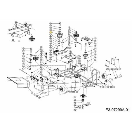 POLEA DOBLE 756-3107A ORIGINAL MTD | Newgardenstore.eu