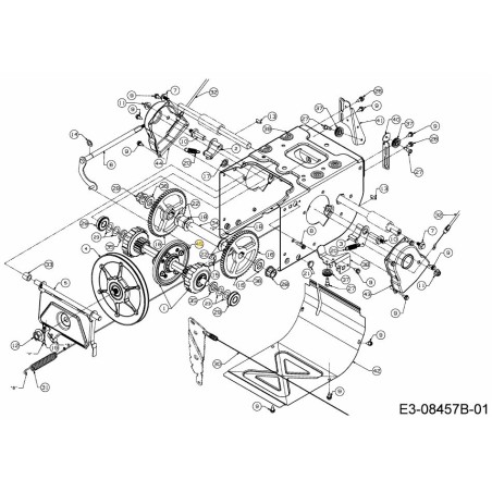 WHL ASM:FRCTN WHEEL 684-04153C ORIGINAL MTD | Newgardenstore.eu