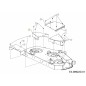 Abdeckung links 50"/54" Mähdeck 703-24564637 Original montiert
