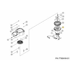VOLANT MOTEUR 751-17968 ORIGINAL MTD | Newgardenstore.eu