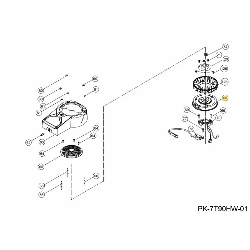 FLYWHEEL 751-17968 ORIGINAL MTD