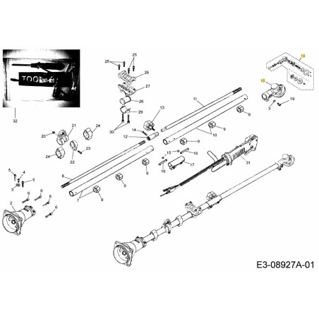 BOÎTE DE VITESSES 092.63.489 ORIGINALE MTD | Newgardenstore.eu