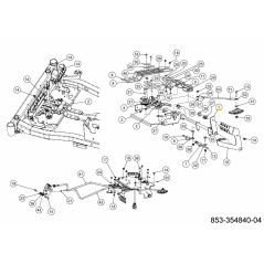 Wellenantriebspedal 603-08715B Original MTD | Newgardenstore.eu