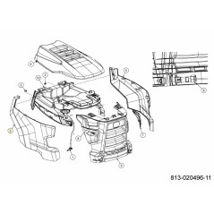 PANEL SEITENRECHTS K-STYLE 731-09853B ORIGINAL MTD