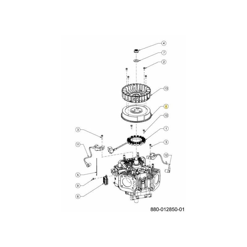 FLY WHEEL 751-16066 ORIGINAL MTD