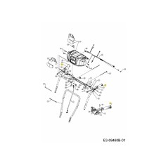 BEHEIZTER GURTGRIFF 725-06107 ORIGINAL MTD | Newgardenstore.eu