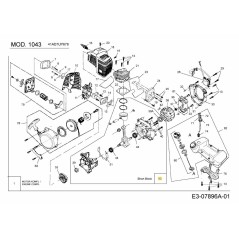 BLOCCO CORTO 092.63.108 ORIGINALE MTD | Newgardenstore.eu