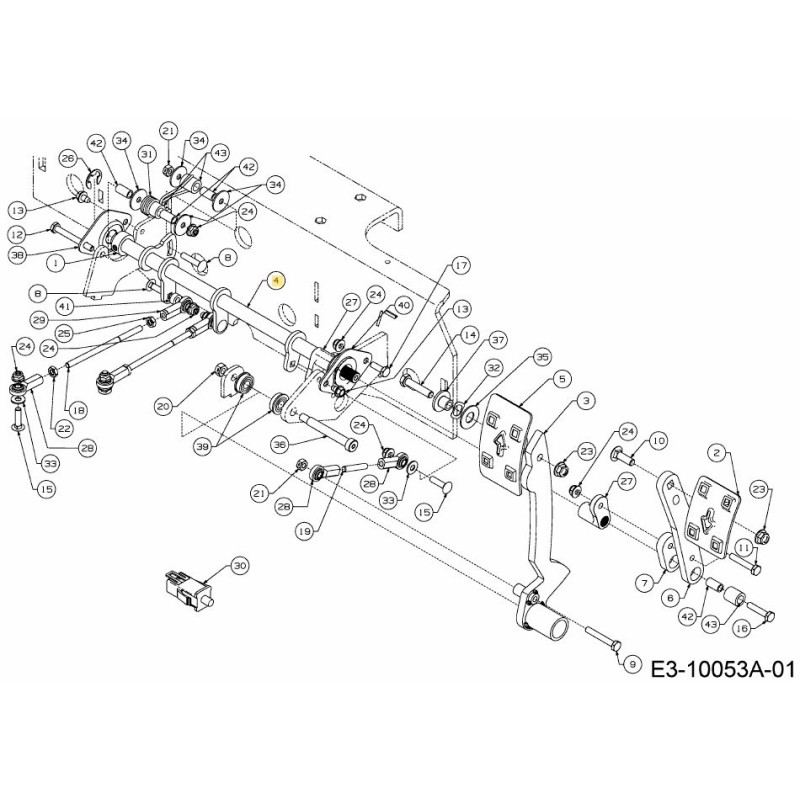 SPEED CONTROL ARM ASM 680-00446 ORIGINAL MTD