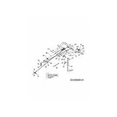 BARRE ASSY-DEPTH 786-0120 ORIGINAL MTD | Newgardenstore.eu