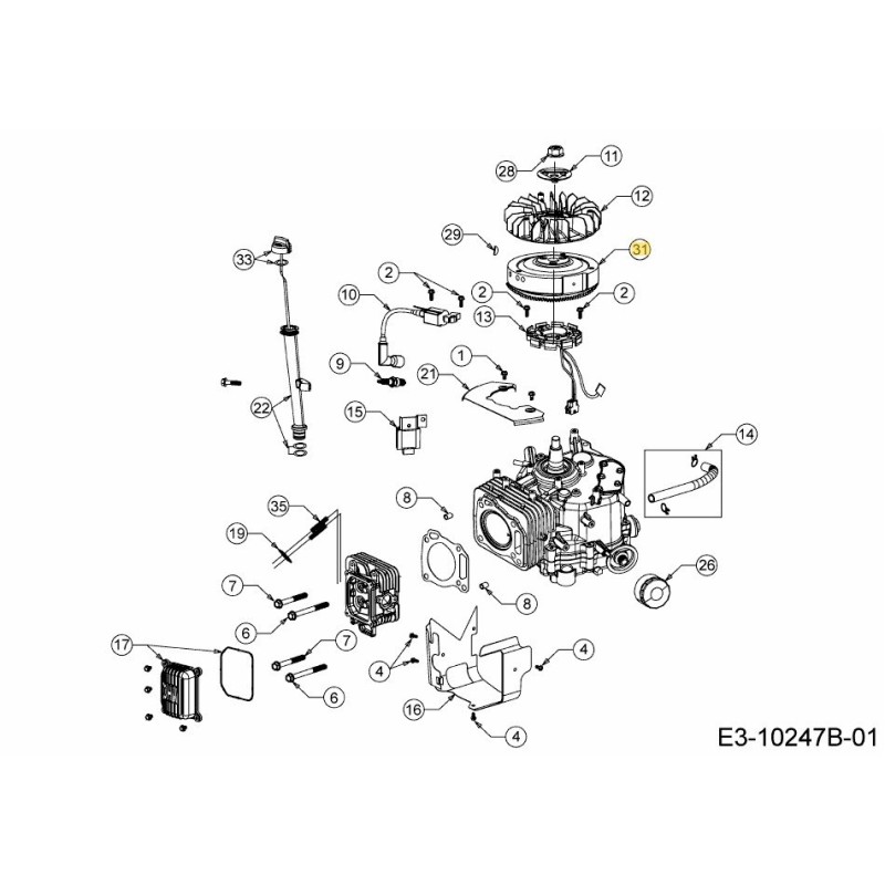VOLANO 619-05089 ORIGINALE MTD