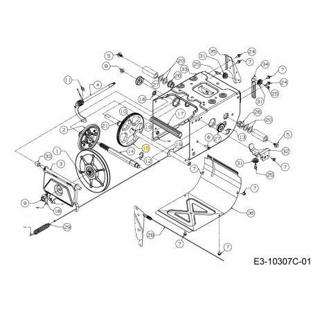 Zahnrad: 80 Zähne 717-04230B Original MTD | Newgardenstore.eu