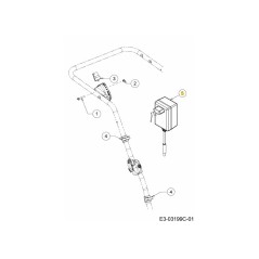 Caricabatterie da 12 V (Euro) 725-04442A ORIGINALE MTD
