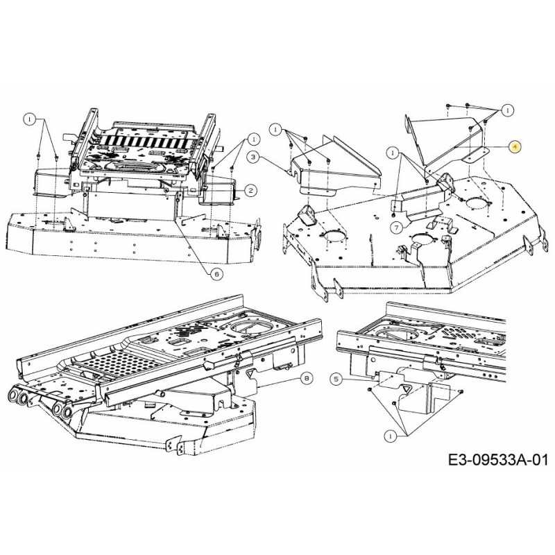 COPERCHIO CINGHIA SX 783-08880637 ORIGINALE MTD
