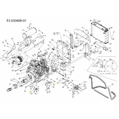 SOPORTE, MOTOR 731-04667 ORIGINAL MTD | Newgardenstore.eu