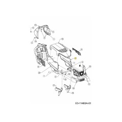 PANNELLO LATO SX LT5 783-09081637 ORIGINALE MTD