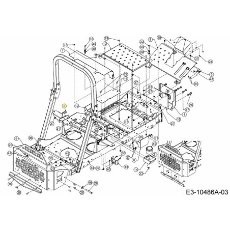 BRACKET TANK 680-01794-CY ORIGINAL MTD | Newgardenstore.eu