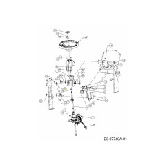 Zylinderdämpfer 727-04320 Original MTD