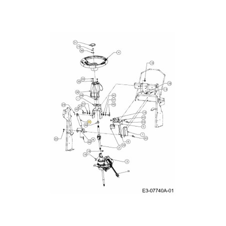 Zylinderdämpfer 727-04320 Original MTD | Newgardenstore.eu
