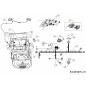 Barre lumineuse LED pour phares 625-05098 d'origine MTD
