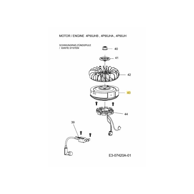 VOLANO 751-12223 ORIGINALE MTD