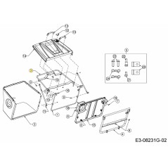 SUPPORT ASM 649-05005637 ORIGINAL MTD | Newgardenstore.eu