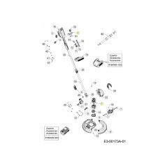 MOTEUR 624-05258 D'ORIGINE MTD