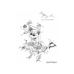 V-BELT 46" DECK 754-04153A ORIGINAL MTD | Newgardenstore.eu