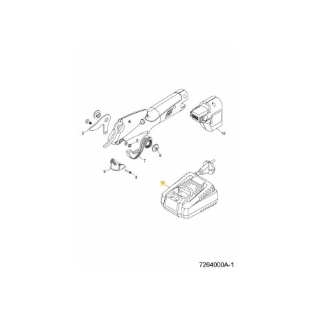Ladegerät / INT 7264061 ORIGINAL MTD | Newgardenstore.eu