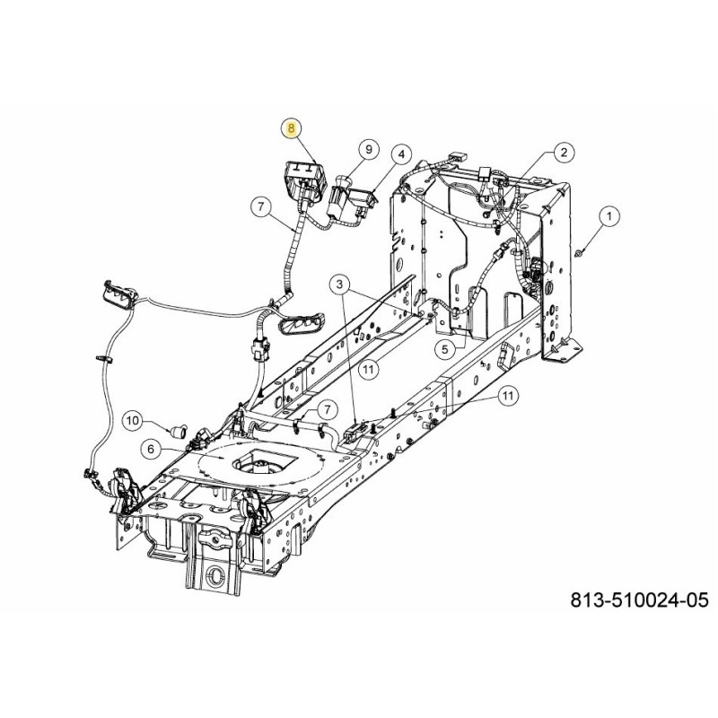SW KEY RMC MDL TRIAC EPTO WHT 725-13425 ORIGINALE MTD