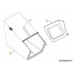 Grassack 800: Schwarz Export 764-04078A Original MTD