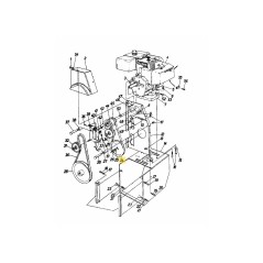 POULIE 756-0344 ORIGINALE MTD