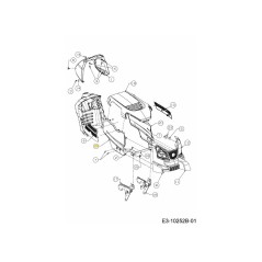 PANNELLO LATO DESTRO S/D/W LT5 783-09078-WR ORIGINALE MTD