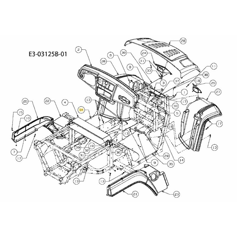 FLOOR MAT, LH 735-04068A ORIGINAL MTD FLOOR MAT, LH 735-04068A ORIGINAL MTD
