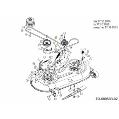 Courroie trapézoïdale 754-04033A ORIGINALE MTD