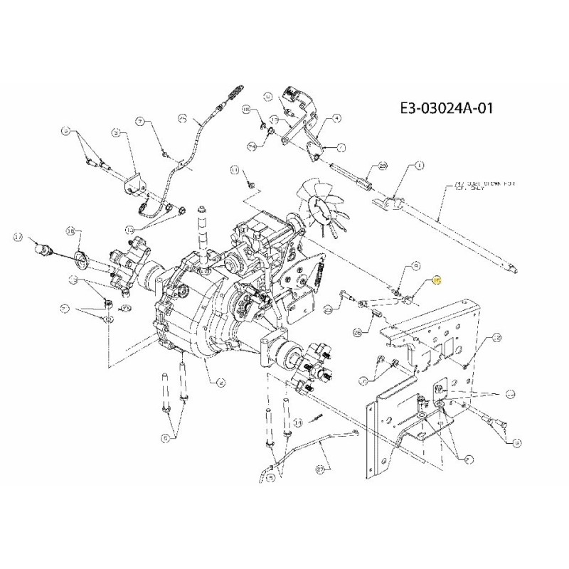 CYLINDRE, AMORTISSEUR 727-3090 ORIGINAL MTD