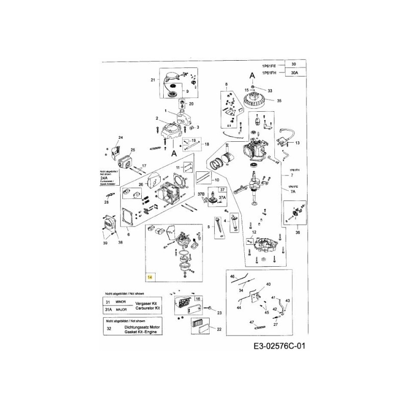 Vergaserbaugruppe 751-10308 Original MTD Vergaserbaugruppe 751-10308 Original MTD