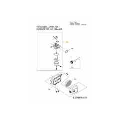Carburetor assembly. 751-10736 ORIGINAL MTD
