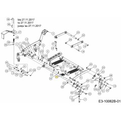 SHAFT ASM LIFT 711-06798 ORIGINAL MTD