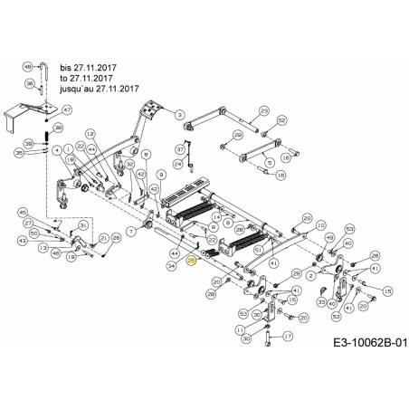 ARBRE DE LEVAGE 711-06798 ORIGINAL MTD | Newgardenstore.eu