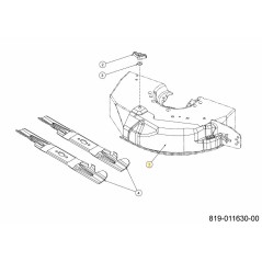 CONJUNTO DE ENCHUFE: MULCH 42" 631-08155 ORIGINAL MTD