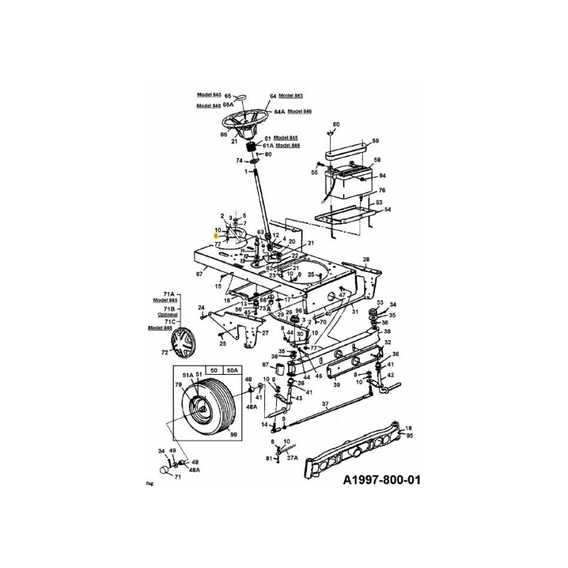 DIRECTION SEGMENTAIRE 717-0943C ORIGINAL MTD