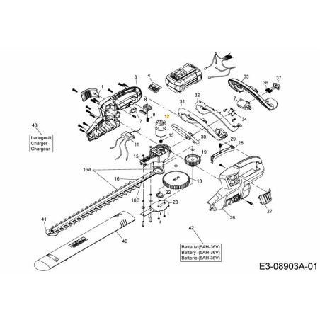 MOTEUR ÉLECTRIQUE 724-04229 ORIGINAL MTD | Newgardenstore.eu