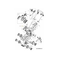 MOTORE ELETTRICO DI VENTOLA 092.61.215 ORIGINALE MTD