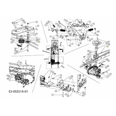 COURROIE : V TYPE : 1/2 x 84,10 LG POLY 754-04258 ORIGINAL MTD