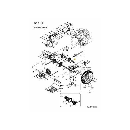 Wellen-Rad-Achse .75 x 22"SNWT 738-04095A ORIGINAL MTD | Newgardenstore.eu