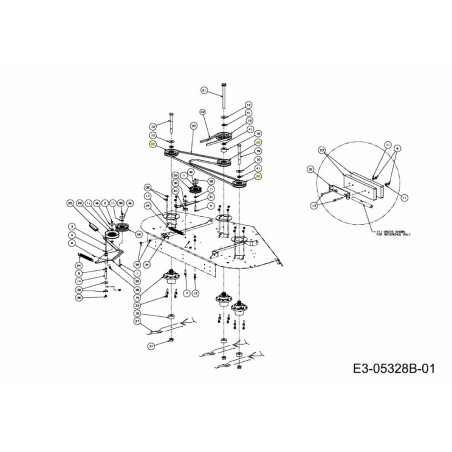 PULLEY 01005616 ORIGINAL MTD | Newgardenstore.eu