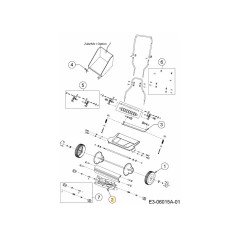 LAMA CILINDRICA 092.48.693 ORIGINALE MTD