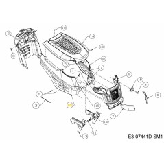 LATO PANNELLO UE 783-09255-SM ORIGINALE MTD