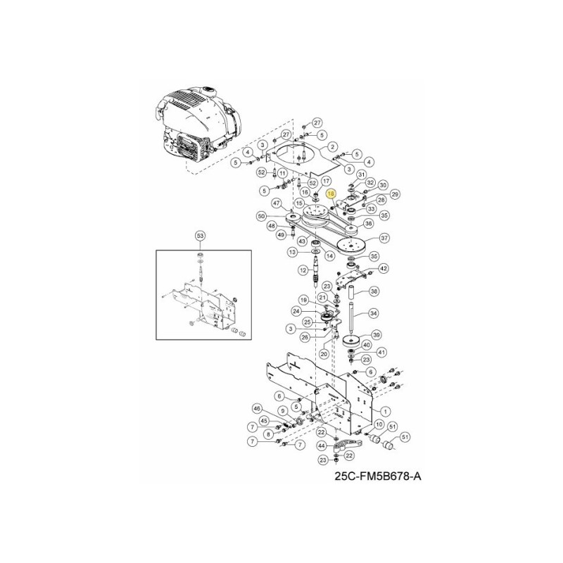 Correa trapezoidal 092.66.018 ORIGINAL MTD